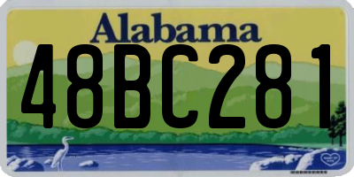 AL license plate 48BC281
