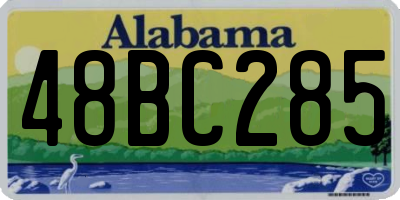 AL license plate 48BC285
