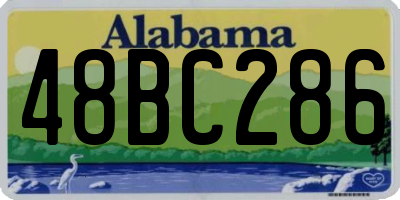 AL license plate 48BC286