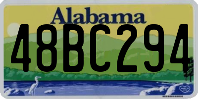 AL license plate 48BC294