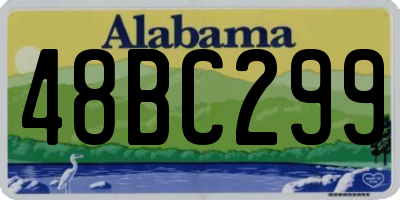 AL license plate 48BC299