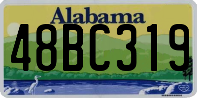 AL license plate 48BC319