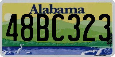 AL license plate 48BC323