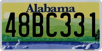 AL license plate 48BC331