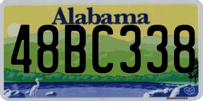 AL license plate 48BC338