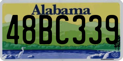 AL license plate 48BC339