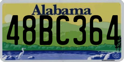 AL license plate 48BC364