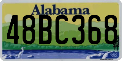 AL license plate 48BC368