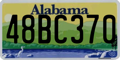 AL license plate 48BC370