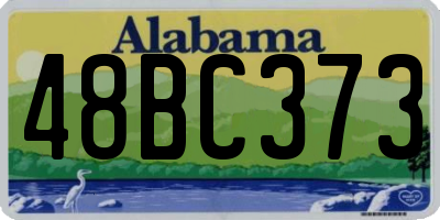 AL license plate 48BC373