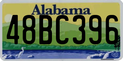 AL license plate 48BC396