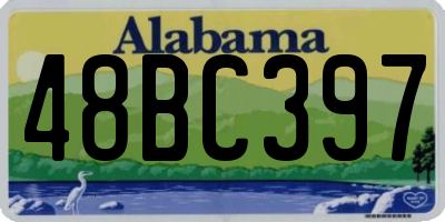 AL license plate 48BC397