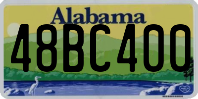 AL license plate 48BC400