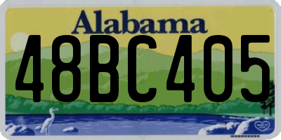 AL license plate 48BC405