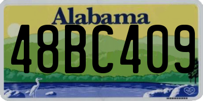 AL license plate 48BC409