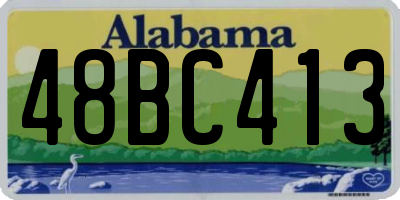 AL license plate 48BC413
