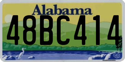 AL license plate 48BC414