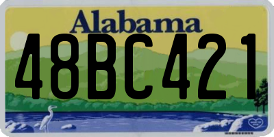 AL license plate 48BC421