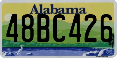 AL license plate 48BC426