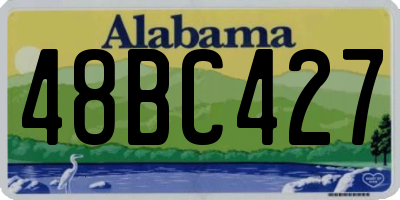 AL license plate 48BC427