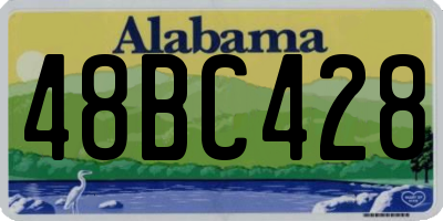 AL license plate 48BC428