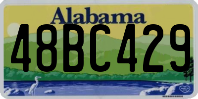 AL license plate 48BC429