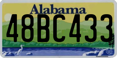 AL license plate 48BC433