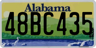 AL license plate 48BC435