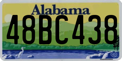 AL license plate 48BC438