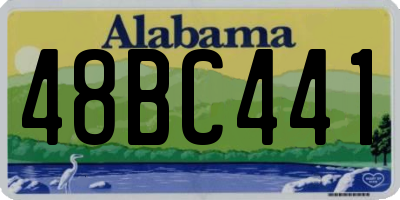 AL license plate 48BC441
