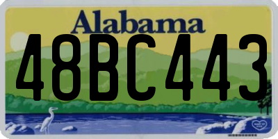 AL license plate 48BC443