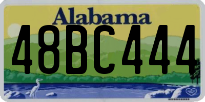 AL license plate 48BC444