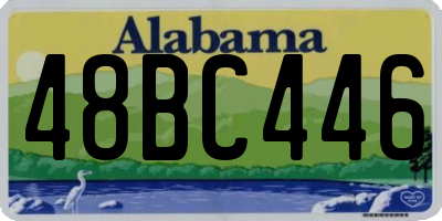 AL license plate 48BC446