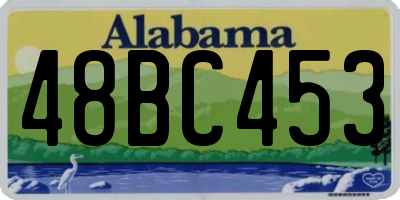 AL license plate 48BC453