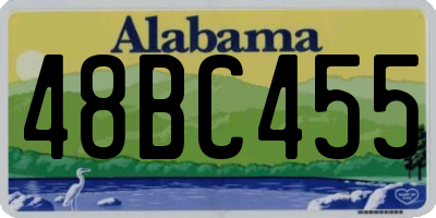 AL license plate 48BC455