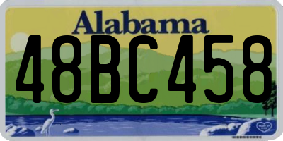 AL license plate 48BC458