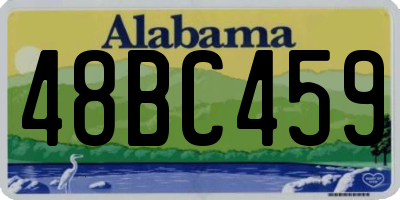AL license plate 48BC459