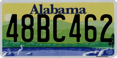 AL license plate 48BC462