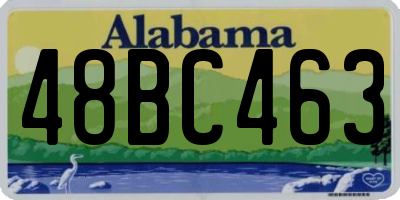 AL license plate 48BC463