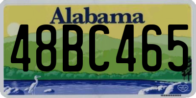 AL license plate 48BC465