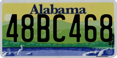 AL license plate 48BC468