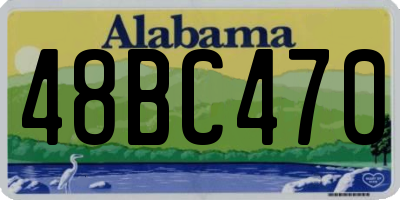 AL license plate 48BC470