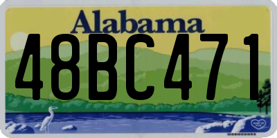 AL license plate 48BC471