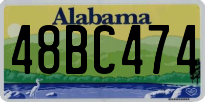 AL license plate 48BC474