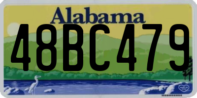 AL license plate 48BC479