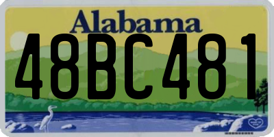 AL license plate 48BC481