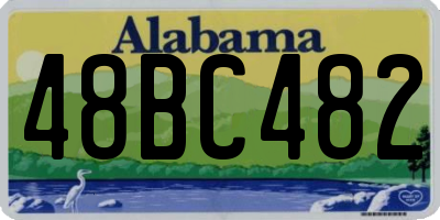 AL license plate 48BC482