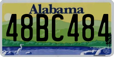 AL license plate 48BC484