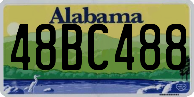 AL license plate 48BC488