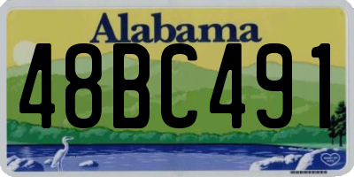 AL license plate 48BC491